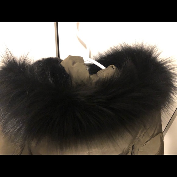 Derek Lam 10 Crosby Fox fur trim coat - Picture 7 of 9
